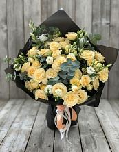 Букет цветов из:  Розы и Лизиантусы в Витязево