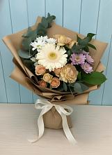 Букет цветов из:  Герберы и Хризантемы в Витязево