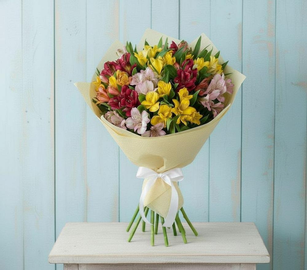 Букет цветов из: Альстромерии в Витязево